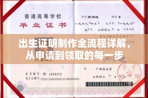 双流出生证明制作全流程详解，从申请到领取的每一步