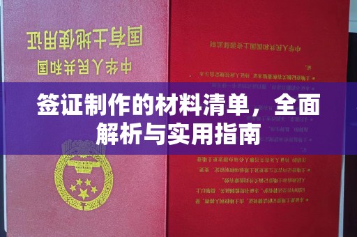 双流签证制作的材料清单，全面解析与实用指南