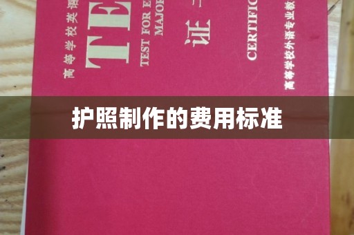 双流护照制作的费用标准