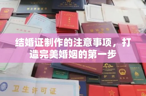 双流结婚证制作的注意事项，打造完美婚姻的第一步