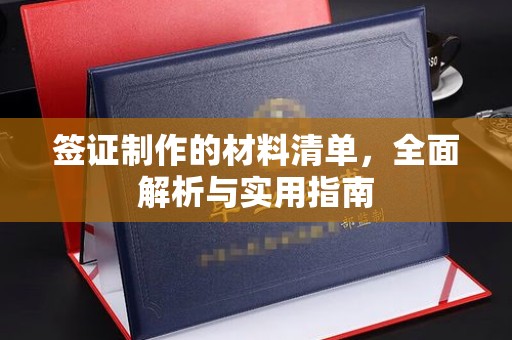 双流签证制作的材料清单，全面解析与实用指南