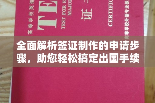 双流全面解析签证制作的申请步骤，助您轻松搞定出国手续