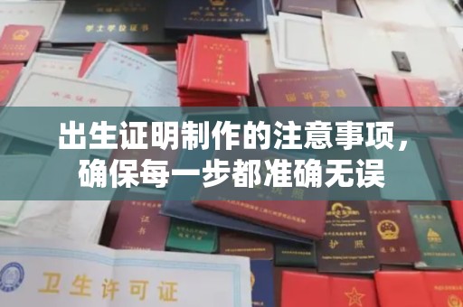 双流出生证明制作的注意事项，确保每一步都准确无误