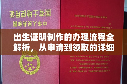 双流出生证明制作的办理流程全解析，从申请到领取的详细指南
