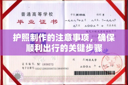 双流护照制作的注意事项，确保顺利出行的关键步骤